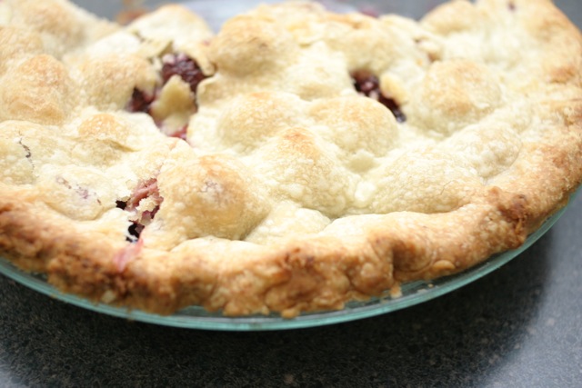 fresh cherry pie